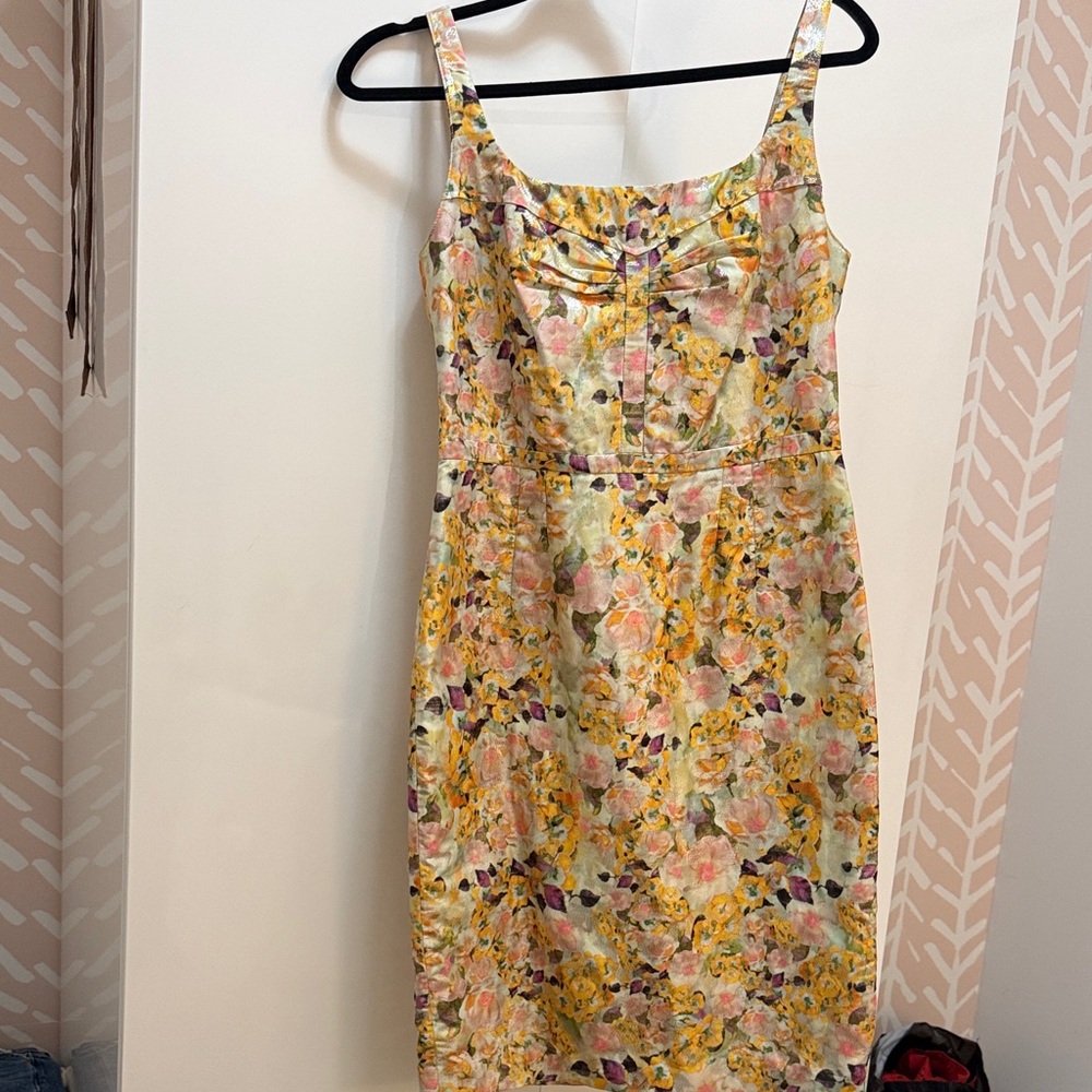 Anthro Floral Print Summer Dress. Size 8